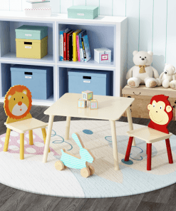 3 Pieces Toddler Table and Chair Set