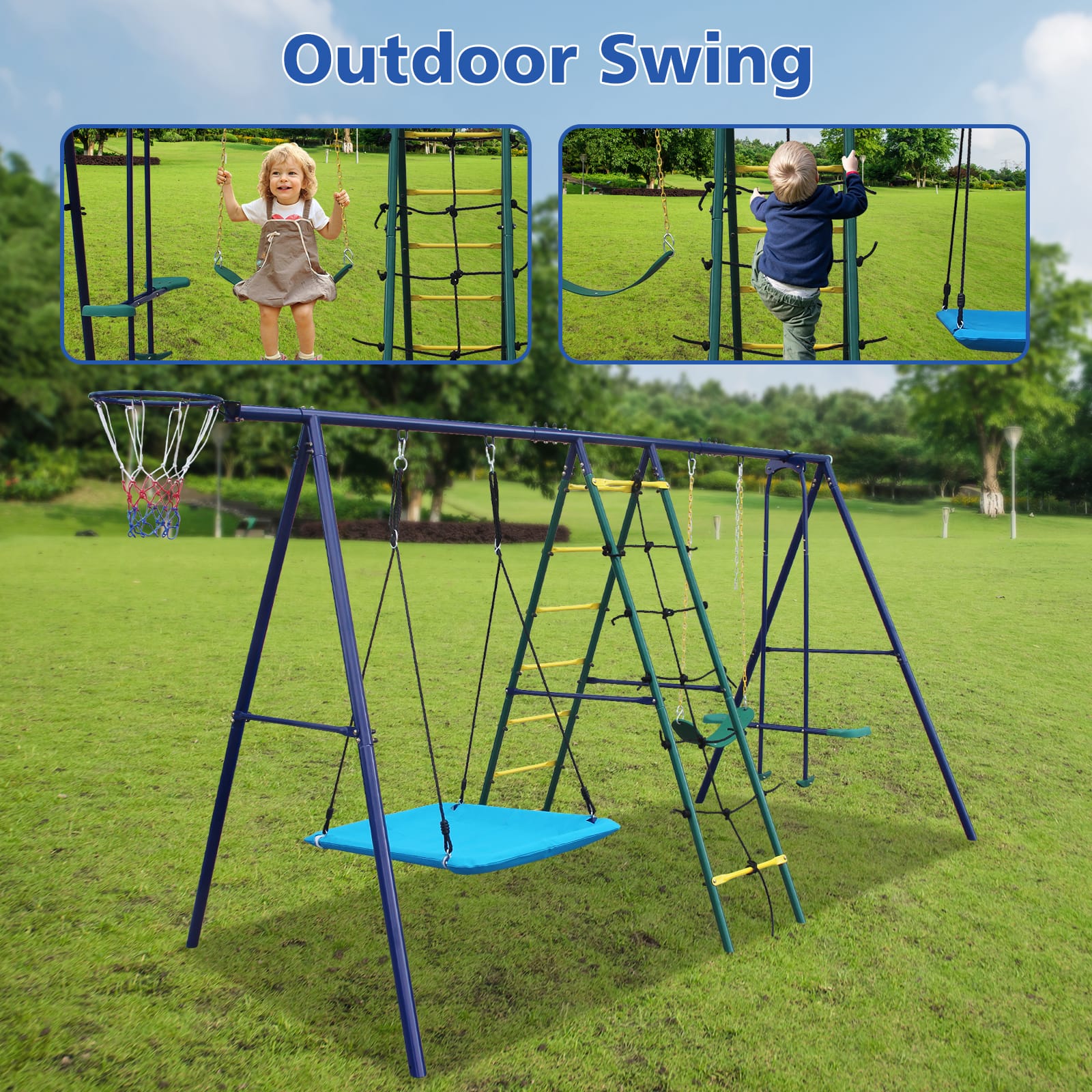 6 in 1 Swing Sets