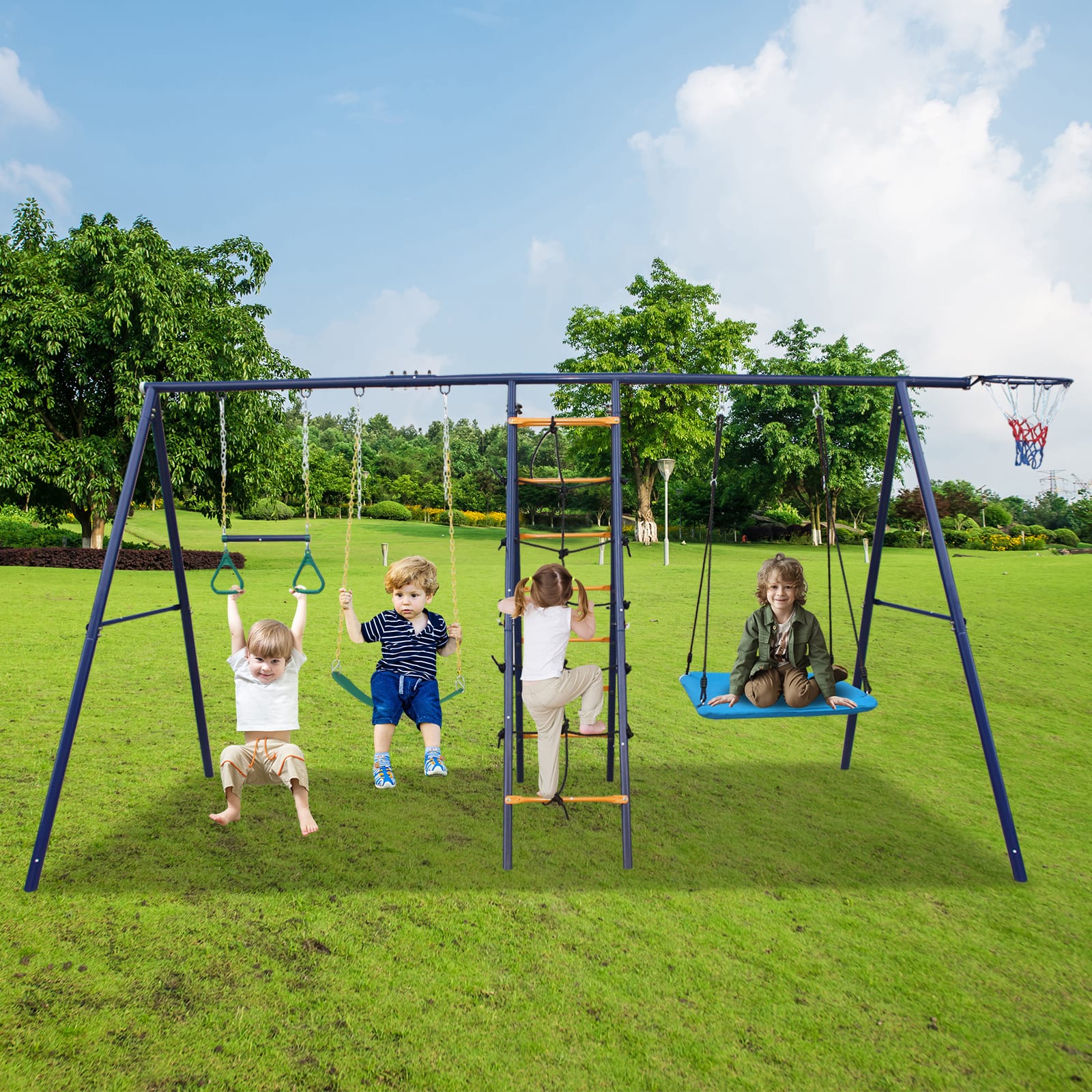 6 in 1 Swing Set