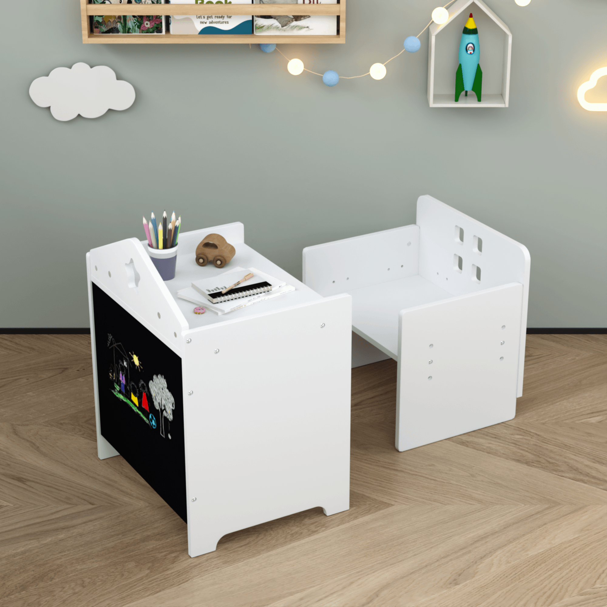 Montessori Weaning Table and Chair Set