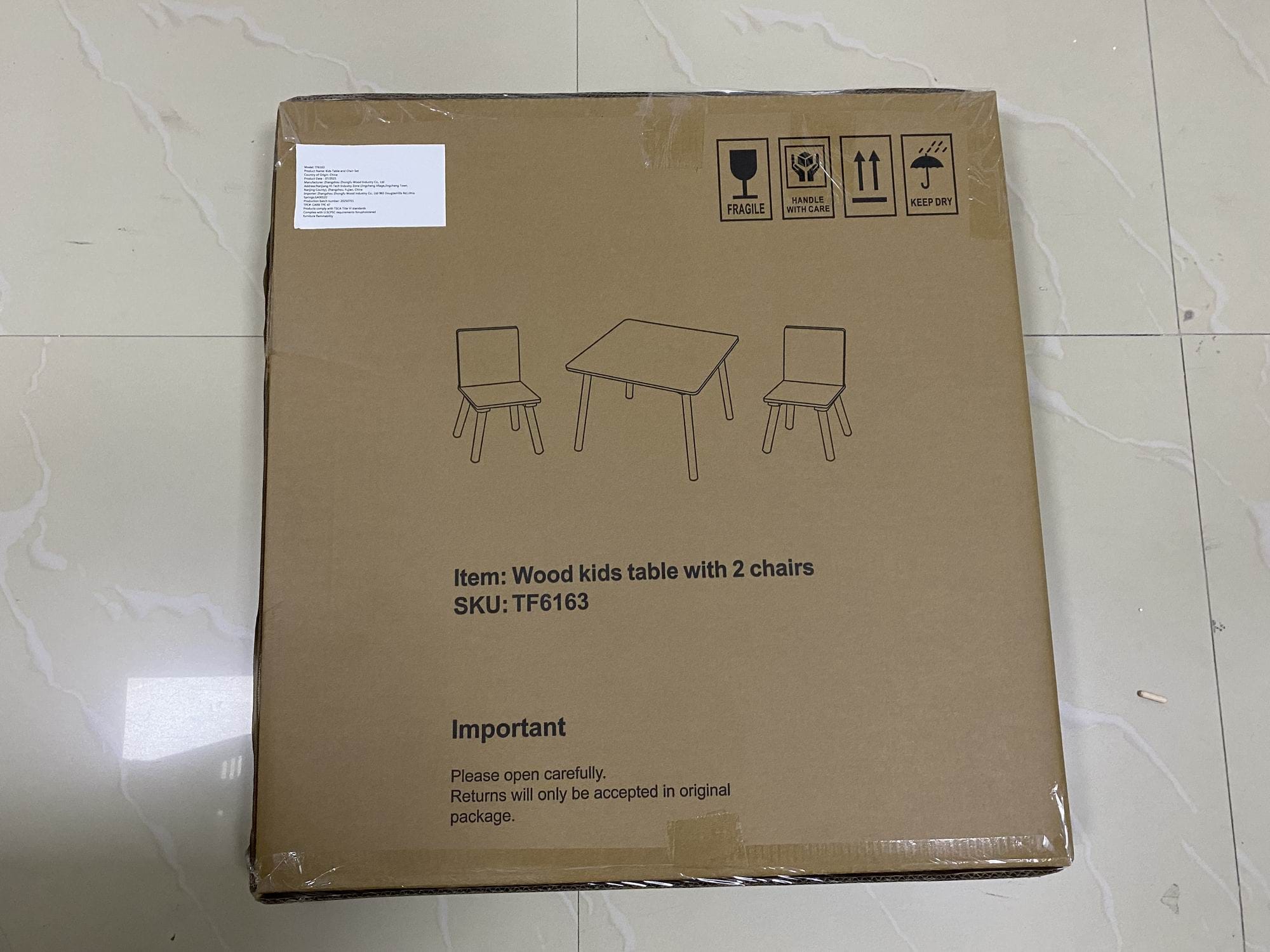 Wooden Activity Play Table Set