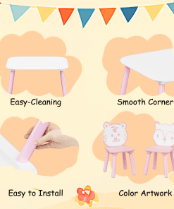 Kids Table and Chair Set