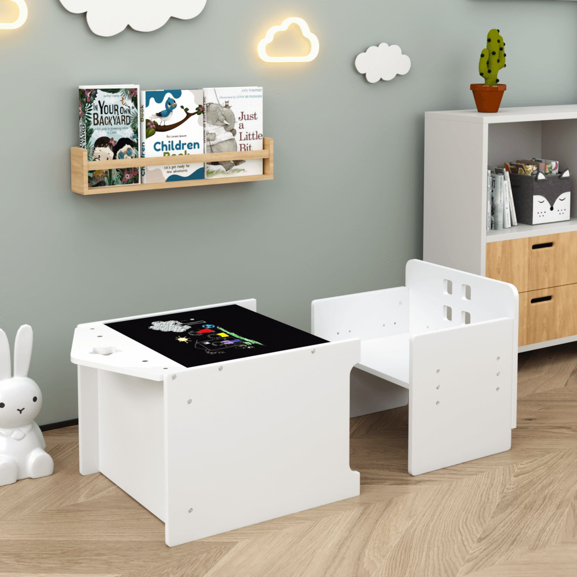 Montessori Weaning Table and Chair Set