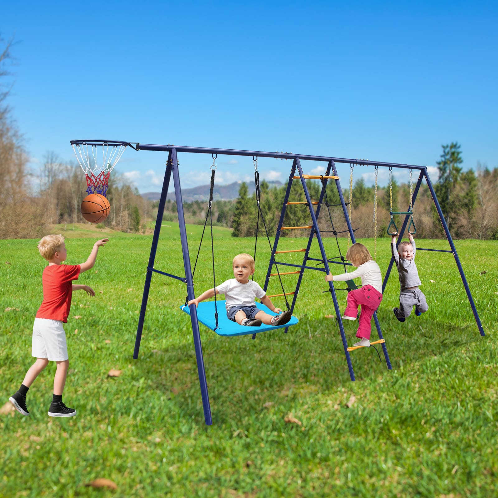 6 in 1 Swing Set