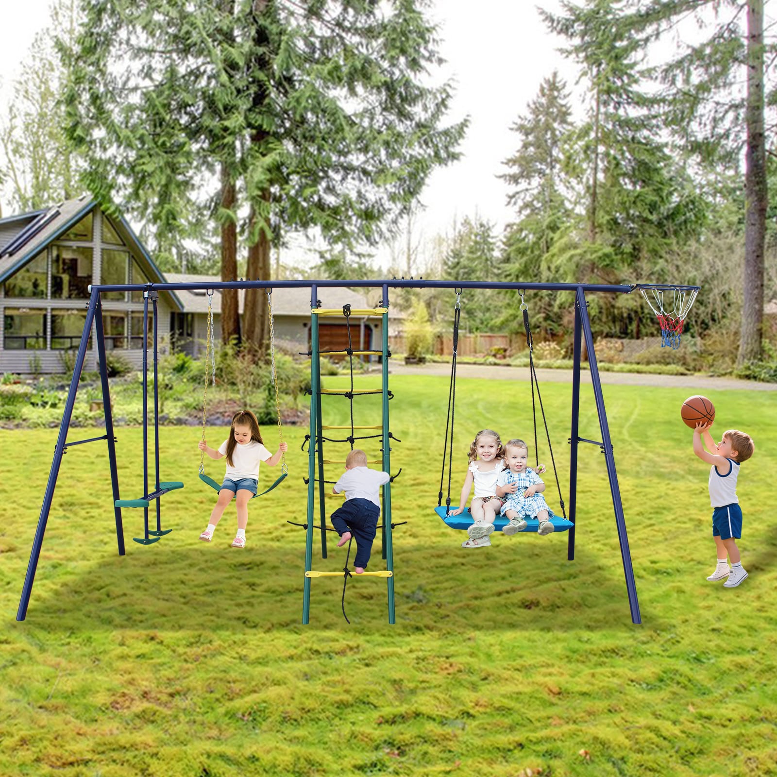 6 in 1 Swing Sets