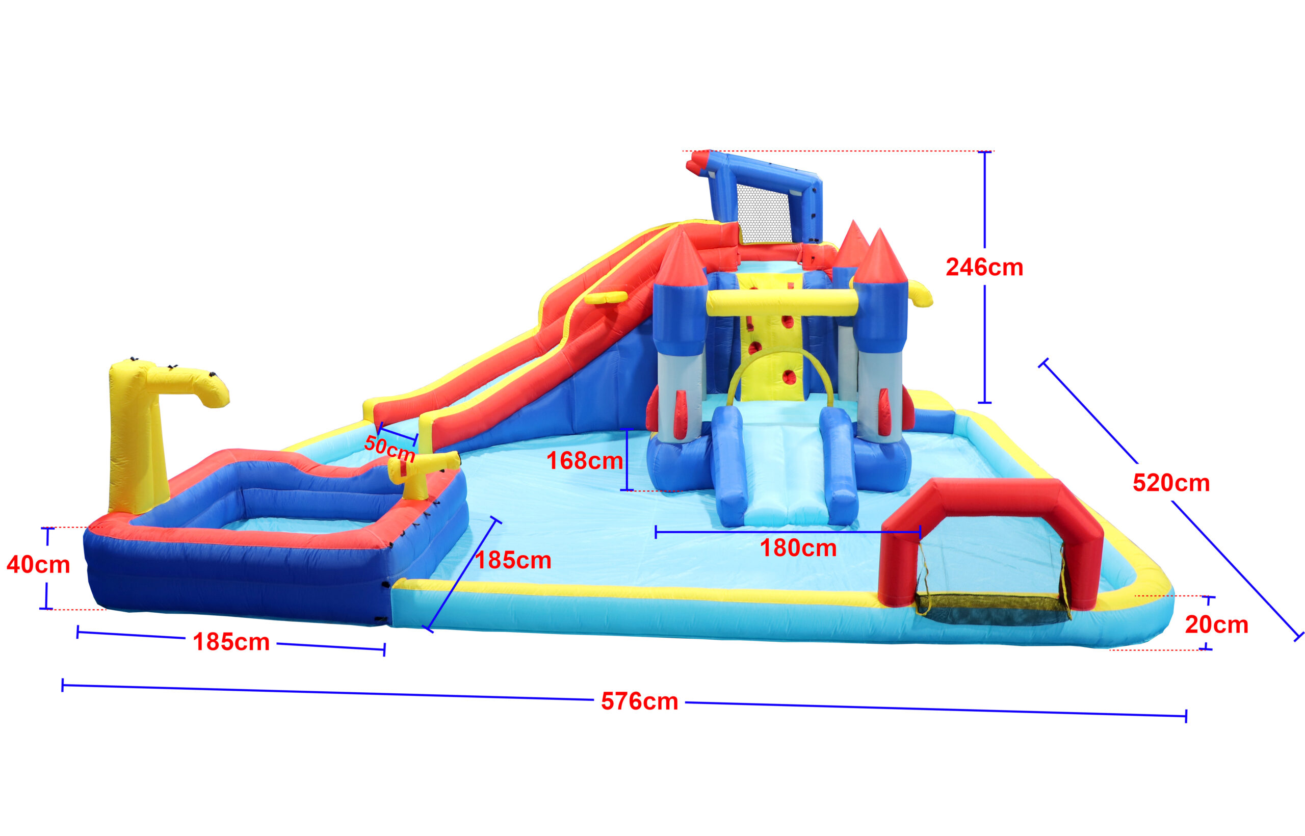 10 In1 Inflatable Slide Water Park