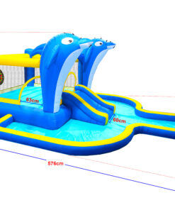 8 In1 Inflatable Slide Water Park
