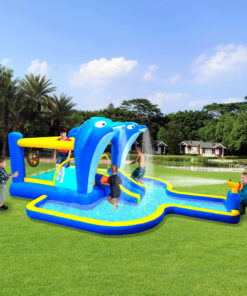 8 In1 Inflatable Slide Water Park