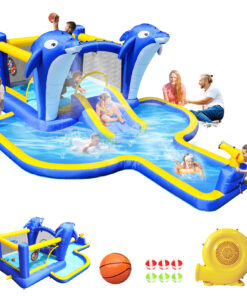 8 In1 Inflatable Slide Water Park