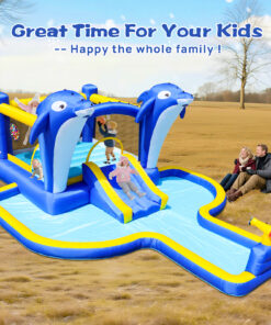 8 In1 Inflatable Slide Water Park