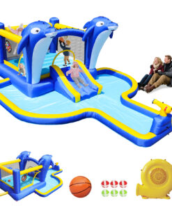 8 In1 Inflatable Slide Water Park