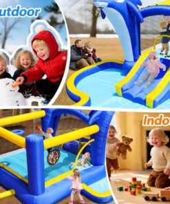 8 In1 Inflatable Slide Water Park