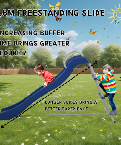 1.8m Kids Plastic Slide