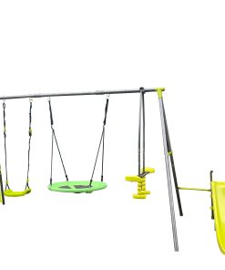 Metal Plastic Safe Swing Set, 6 in 1