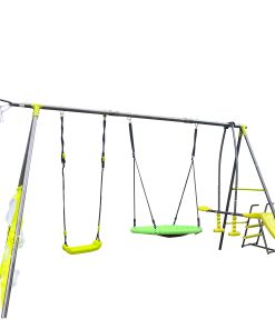 Metal Plastic Safe Swing Set, 6 in 1