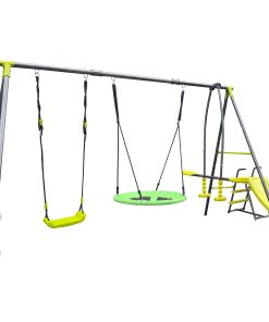 Metal Plastic Safe Swing Set, 6 in 1