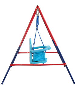Metal Plastic Safe Swing Set, 2 in 1
