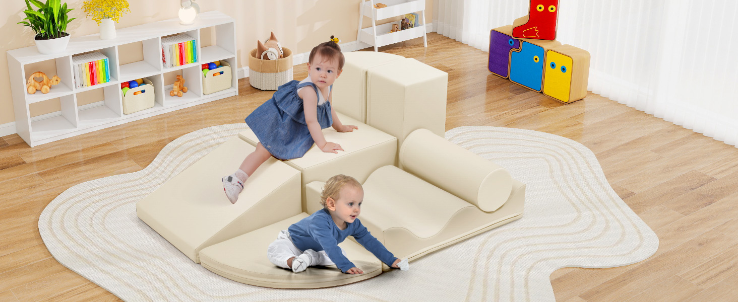 7-Piece Indoor Climbing Foam