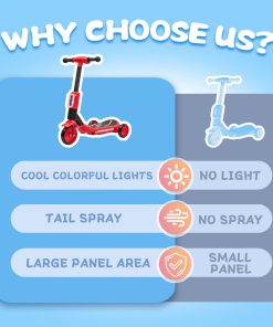 2in1 Ride On Three-Wheel Balance Scooter