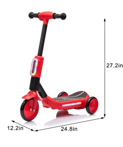2in1 Ride On Three-Wheel Balance Scooter