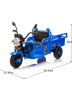 12V Electric 3-Wheel Cargo Truck