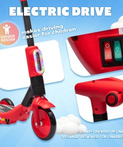 2in1 Ride On Three-Wheel Balance Scooter