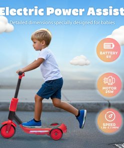 2in1 Ride On Three-Wheel Balance Scooter