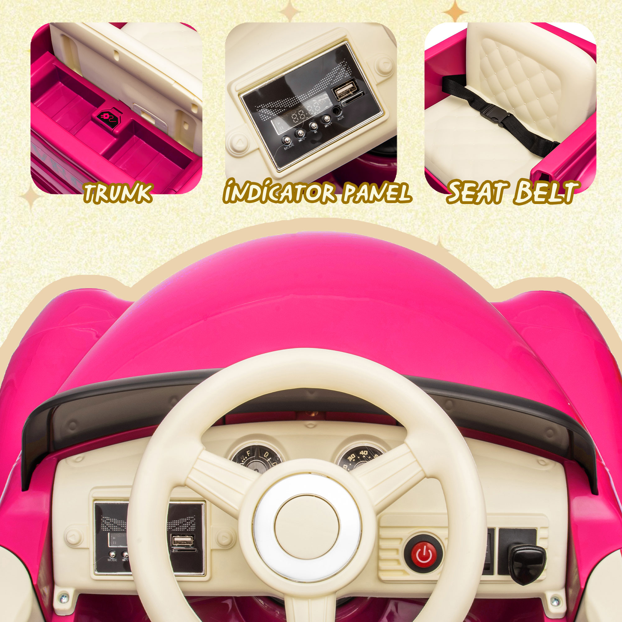 12V Kids Ride On Truck Car