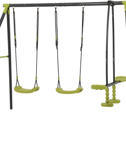 Triple Metal Safe Swing Set