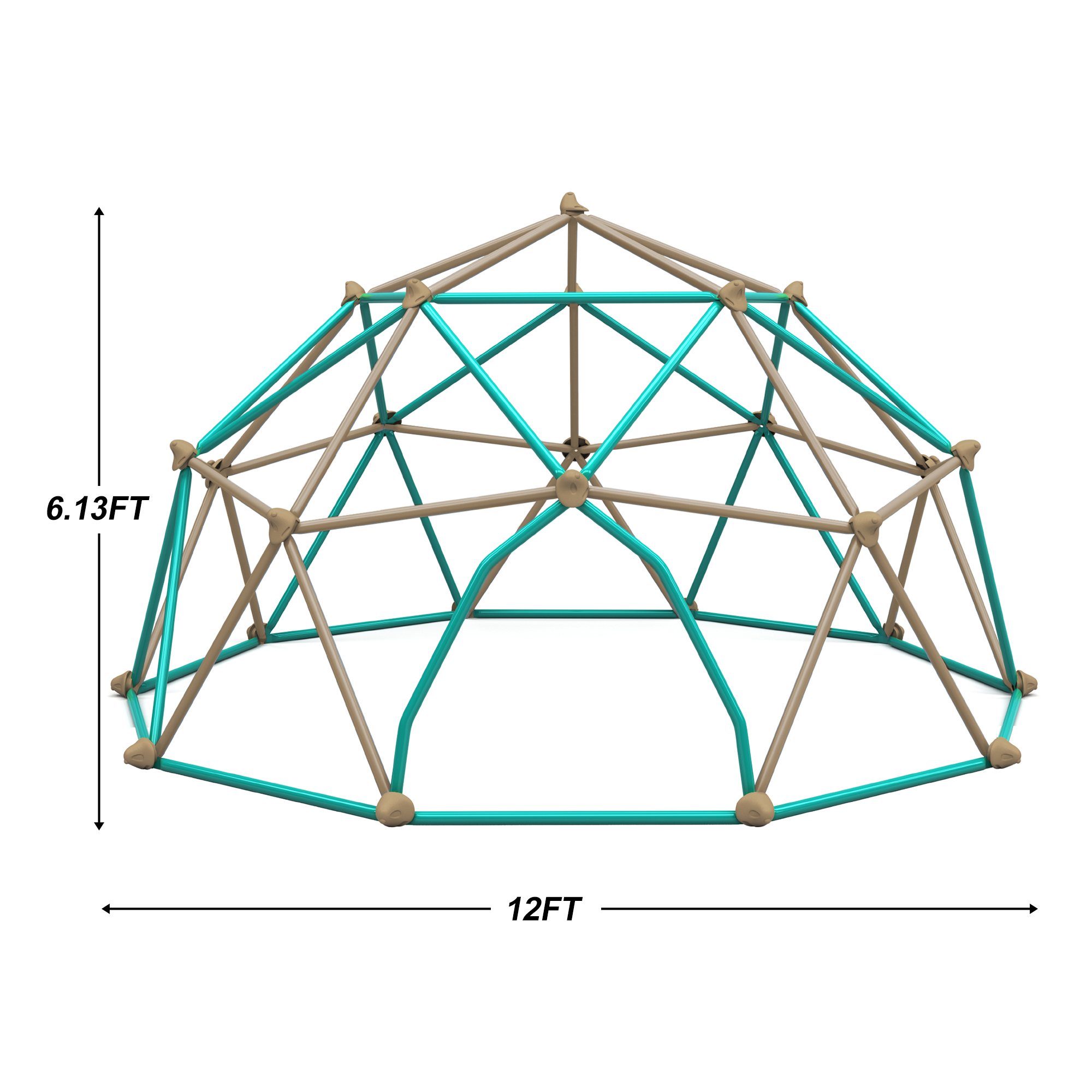 12ft Geometric Dome Climber Play Center