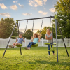Triple Metal Safe Swing Set