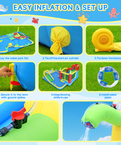 11 in1 Inflatable Slide Water Park