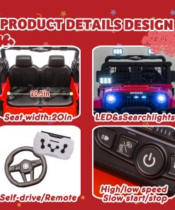 24V 100W*2 Two-seater Ride On Car