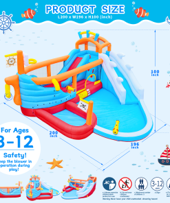 9 in1 Inflatable Slide Water Park