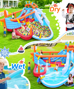 9 in1 Inflatable Slide Water Park
