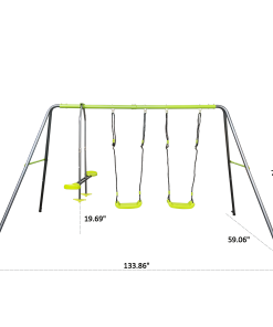 Lime Green Swingset
