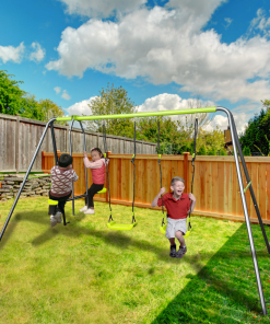 Lime Green Swingset