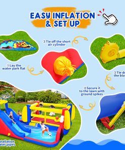 7 in1 Inflatable Bounce House