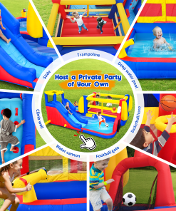 7 in1 Inflatable Bounce House