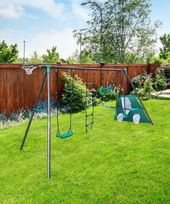 Blackish Green Four Function Swingset