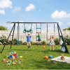 Blackish Green Four Function Swingset