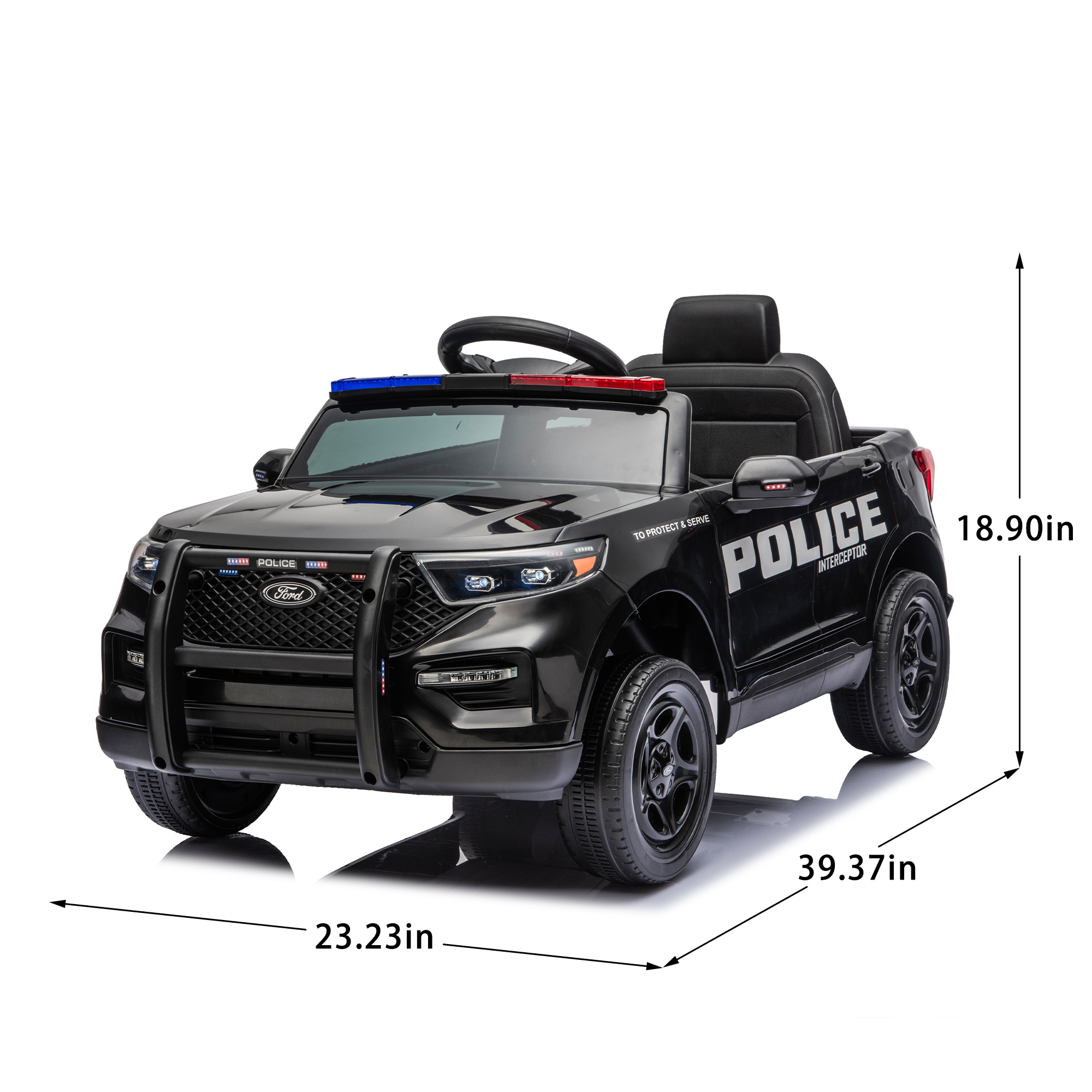 Ford Police 12V Ride On Truck