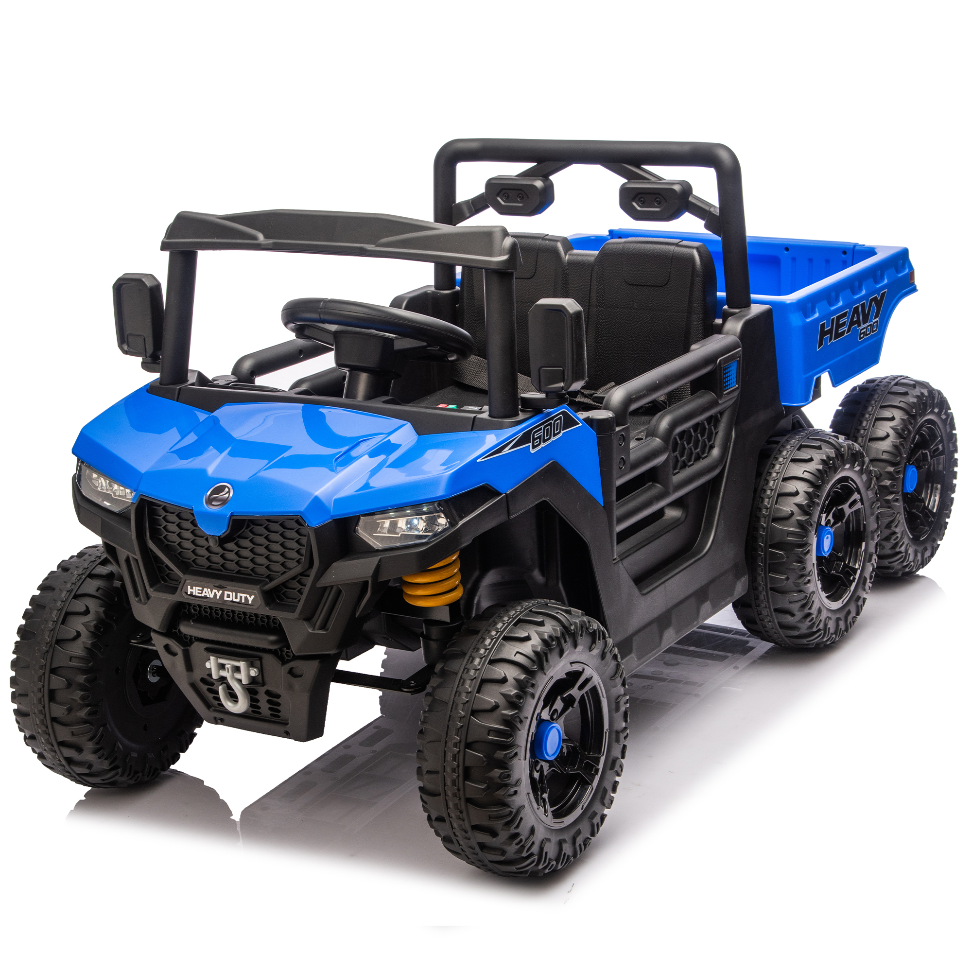24V 400W Kids Ride On Six-wheel Electric Dump Truck