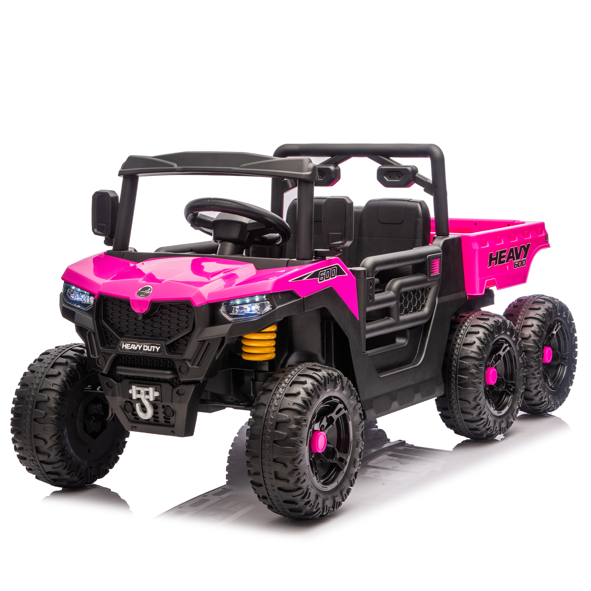 24V 400W Kids Ride On Six-wheel Electric Dump Truck