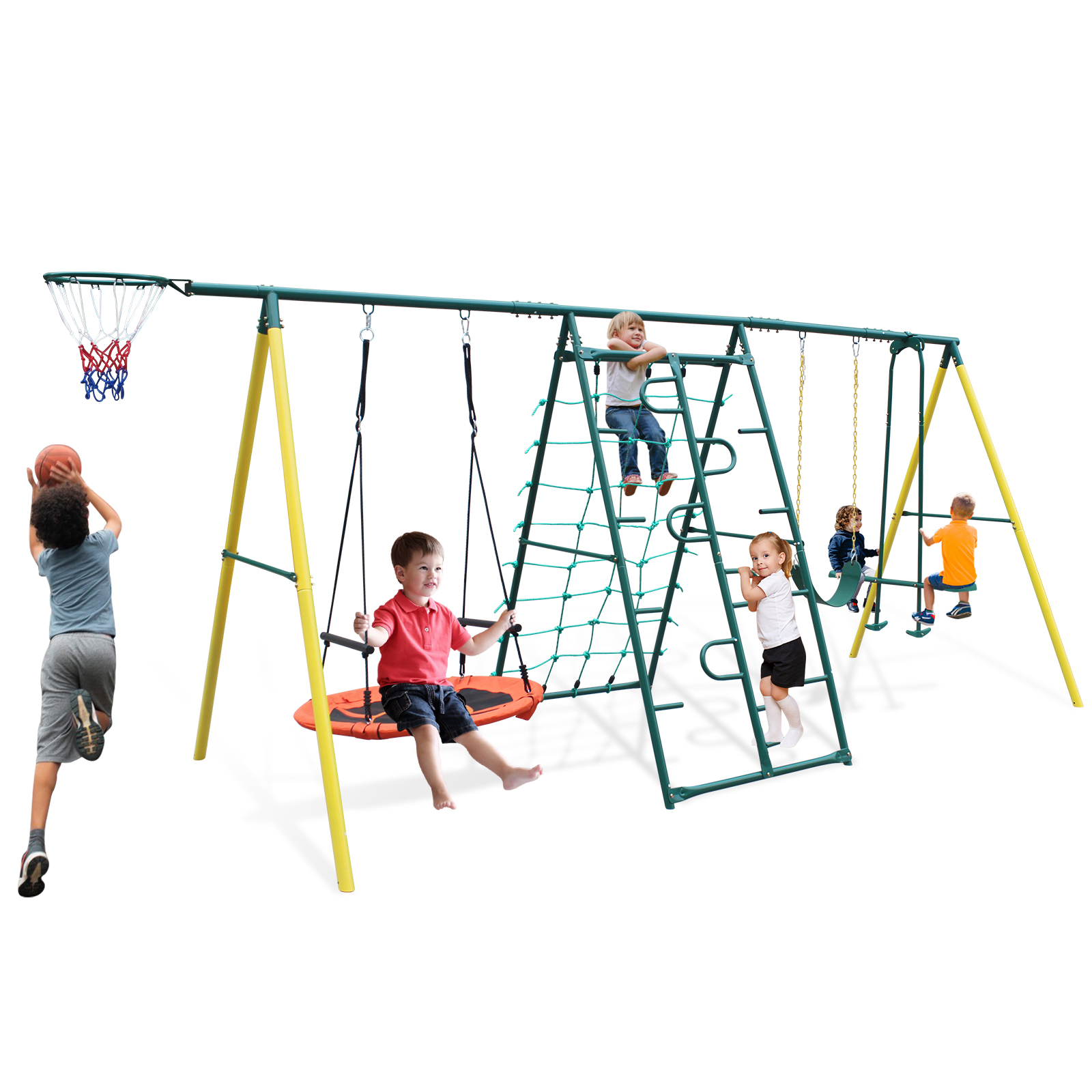 6 in 1 Swing Set 2026