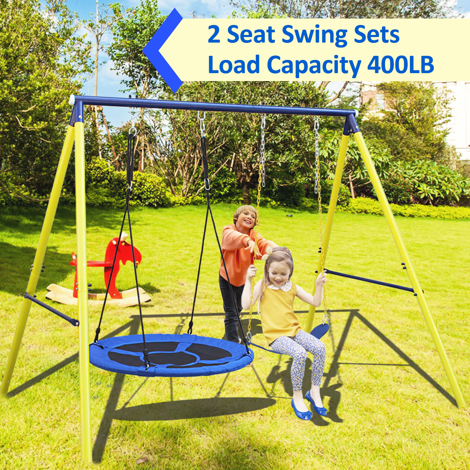 2 in 1 Swing Set