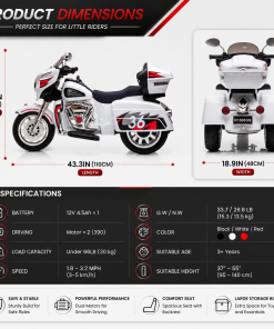 12v Kids Ride On Motorcycle