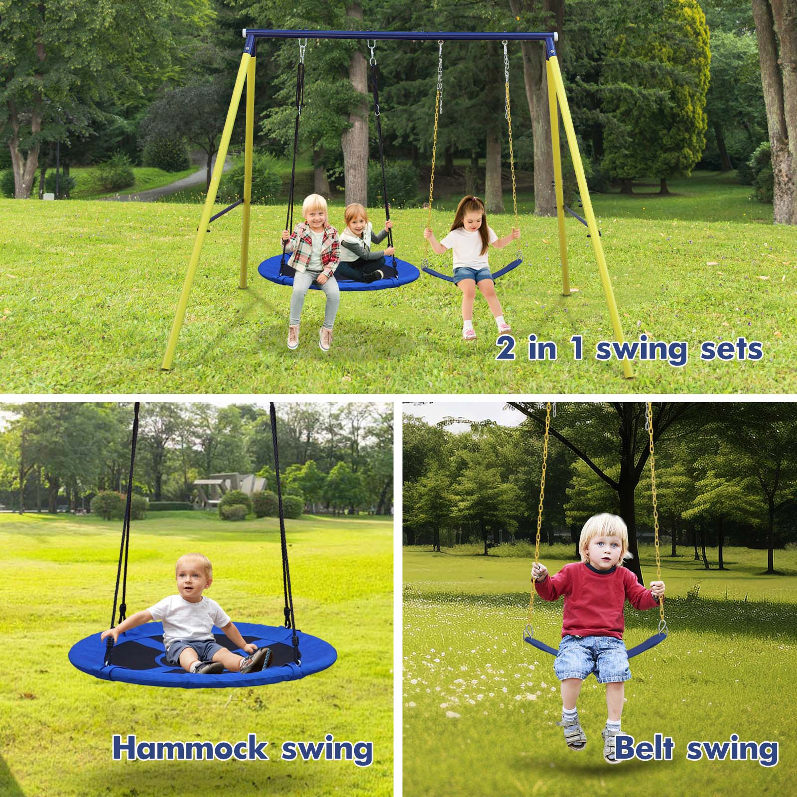 2 in 1 Swing Set